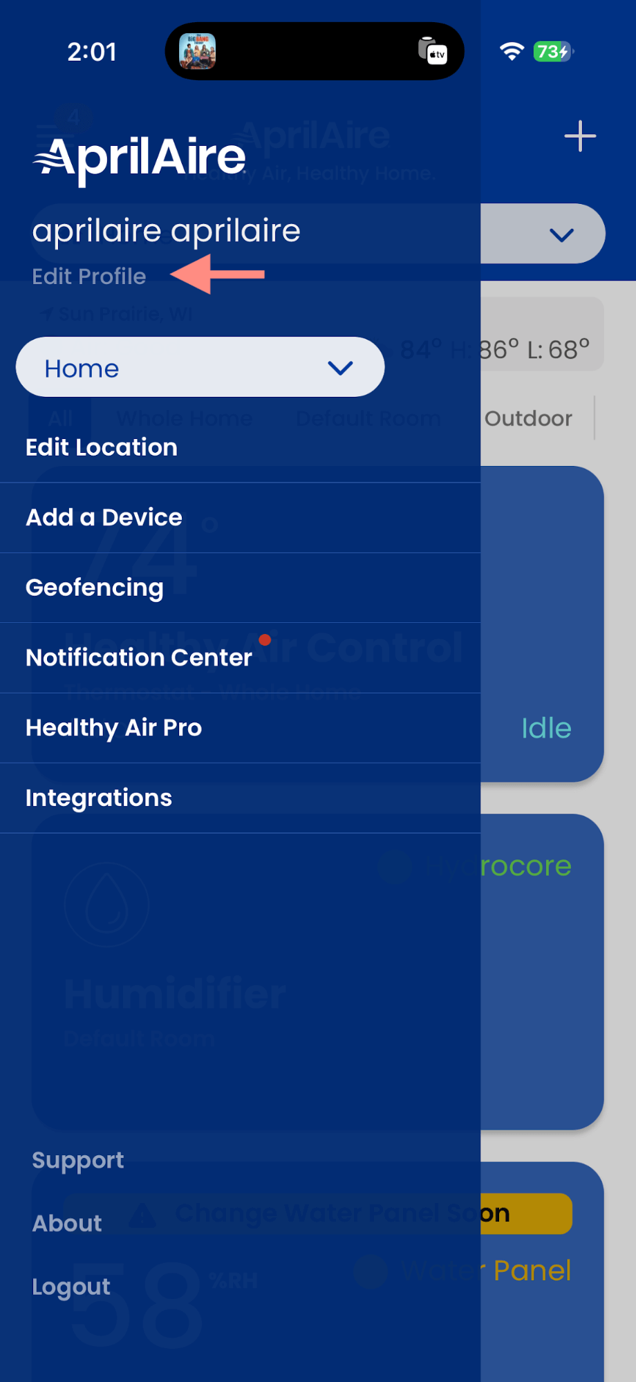 pairing water sensor