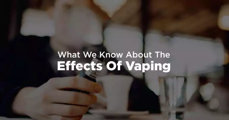 Health Risks of Vaping and E-Cigarettes