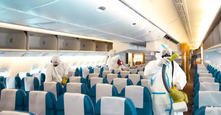 air quality on an airplane