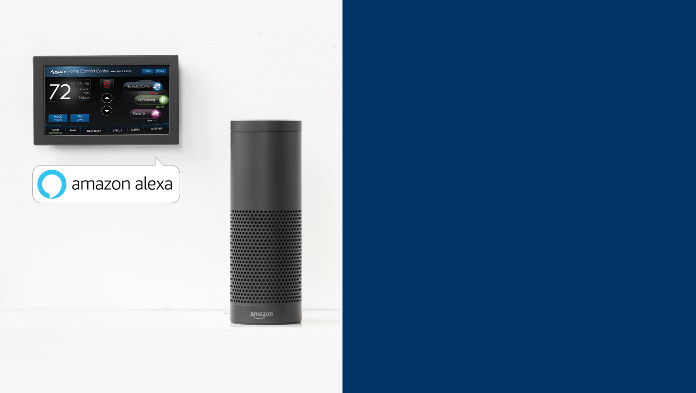 Aprilaire WiFi Thermostat is an Amazon Alexa Compatible Thermostat