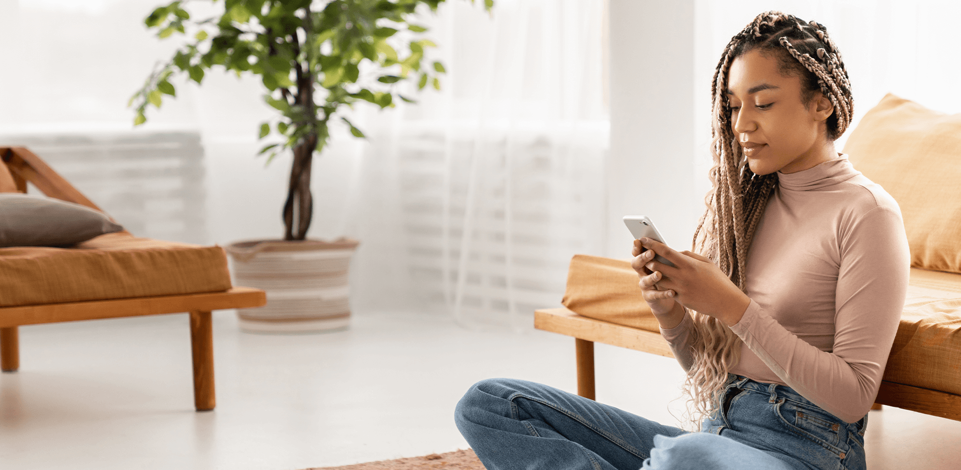 Find an AprilAire Healthy Air Professional Near You Woman on Phone