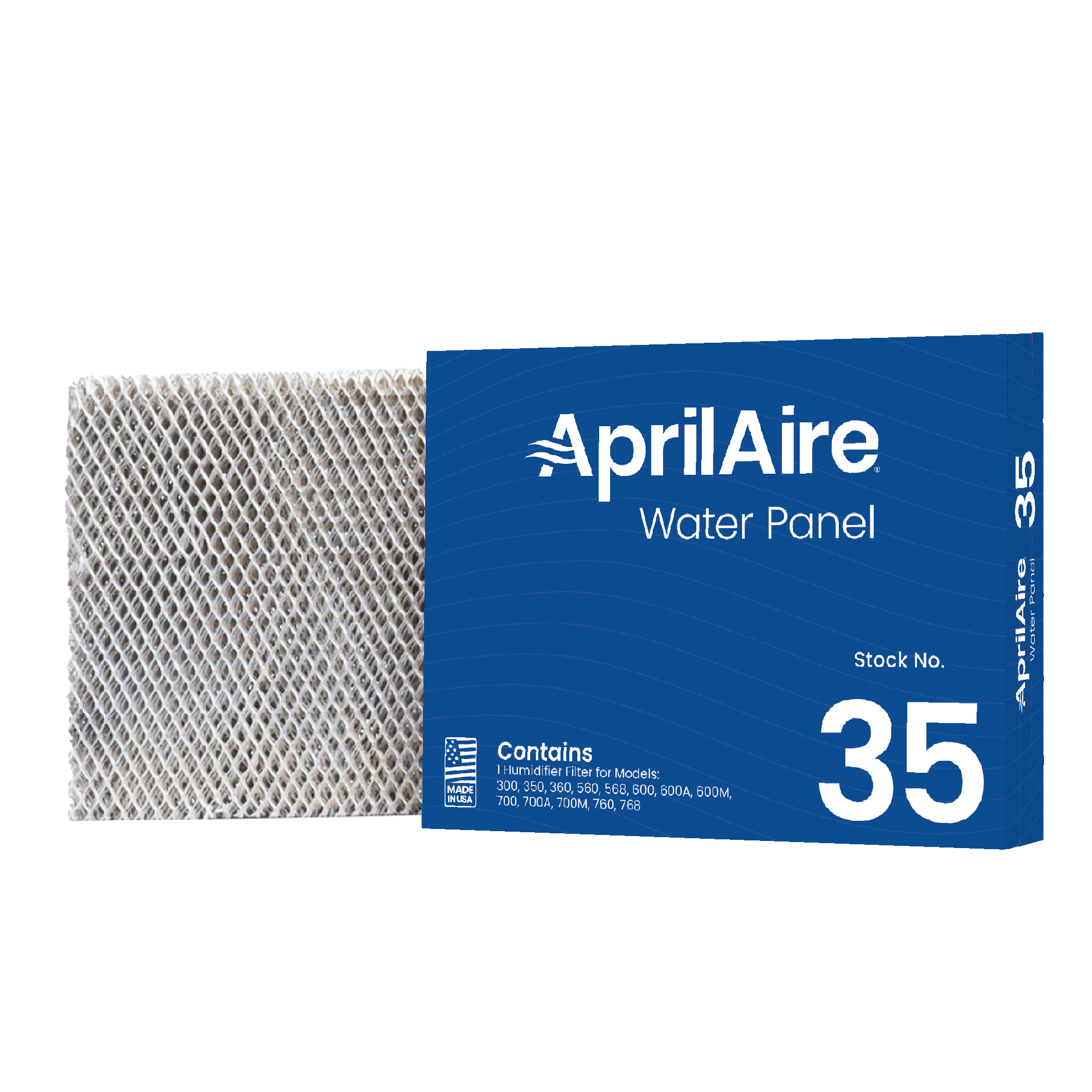 AprilAire Water Panel 35 Humidifier Filter Fits Whole-House Humidifier Models 300, 350, 360, 560, 568, 600, 600A, 600M, 700, 700A, 700M, 760 and 768
