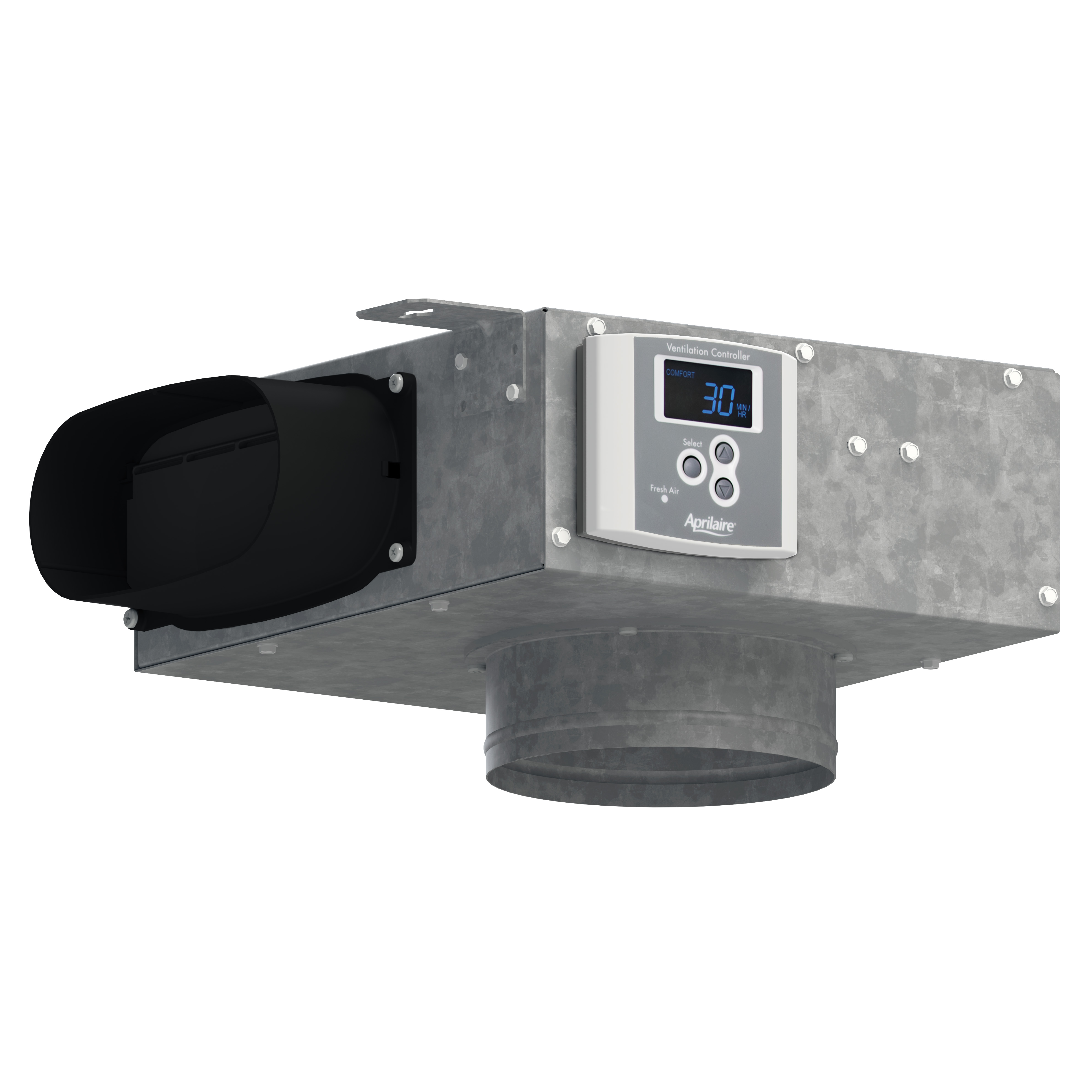 aprilaire 8142 fresh air intake ventilator with backdraft damper hero photo