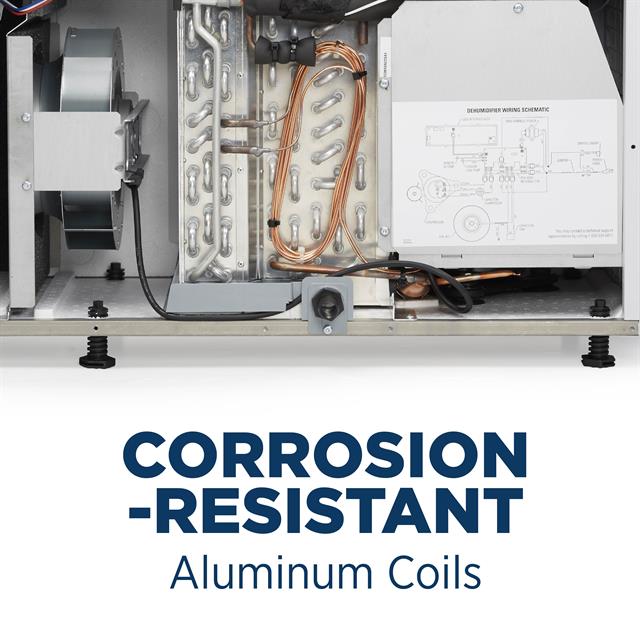 Dehumidifier-1820-CorrosionResistantCoils-Basement-Crawlspace