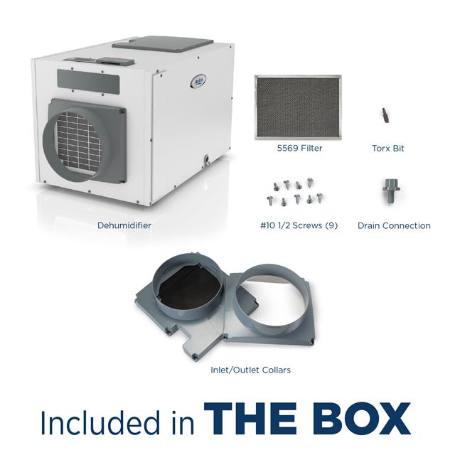 Dehumidifier 1870 Box Items
