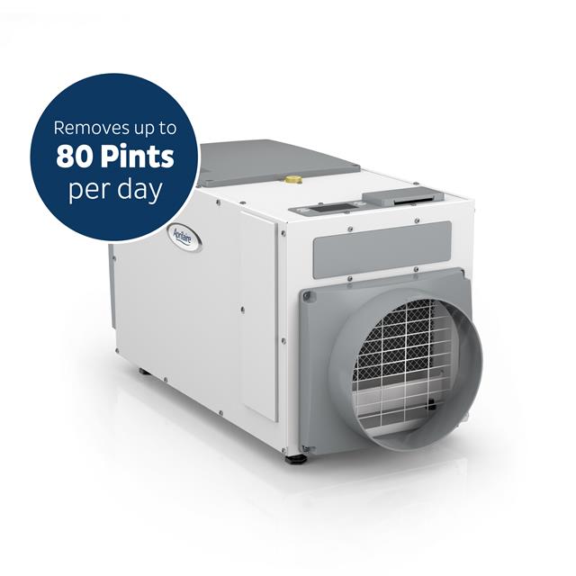 80Pint ProfessionalGrade Compact Dehumidifier AprilAire E080