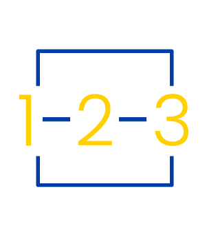 Radon Mitigation System Icons Simple as 1 2 3