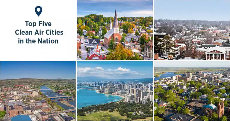 Top 5 Clean Air Cities