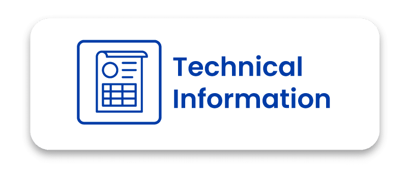 Technical Information icon featuring a line-art illustration of a detailed data document and table