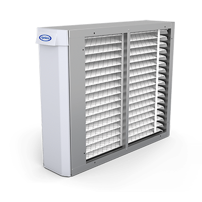 AprilAire 1210 air purifier featuring a high-efficiency pleated filter and durable galvanized steel cabinet.